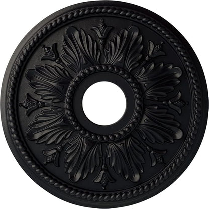 Ekena Millwork CM18ED1SGS Edinburgh Ceiling Medallion, Steel Gray
