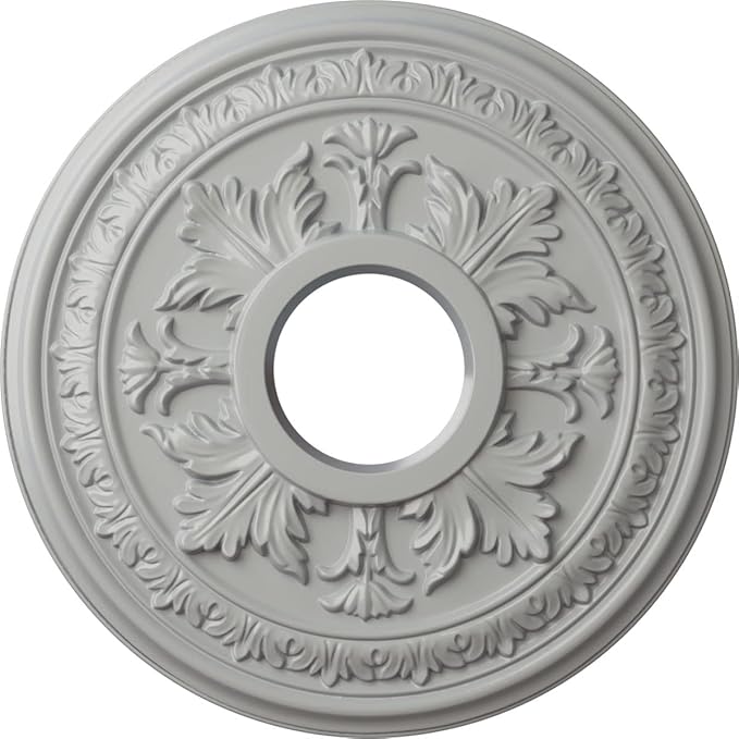 Ekena Millwork Baltimore Hand-Painted Ceiling Medallion
