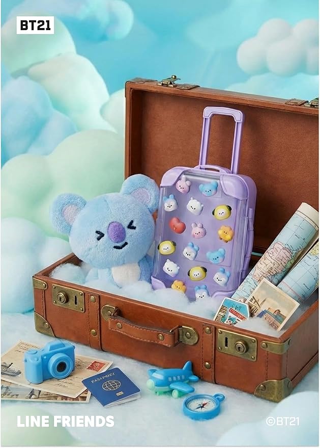 Line Friends Official BT21 mini BIG & TINY Edition Luggage - KOYA