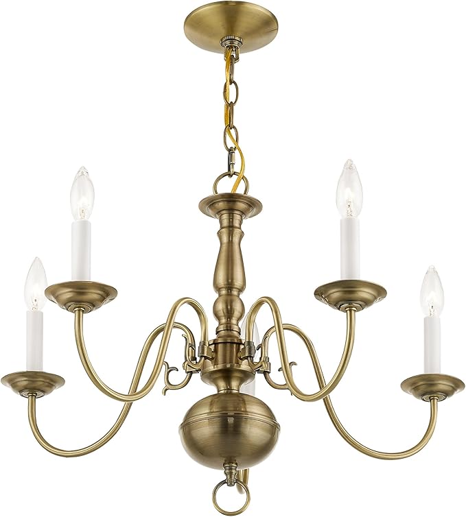 Livex Lighting 5005-01 Williamsburgh Chandelier