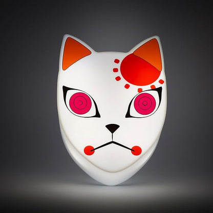 ABYSTYLE Demon Slayer Kimetsu No Yaiba Fox Mask LED Lamp Portable Anime Decor Light Room Office Home Decor Anime Manga Gift