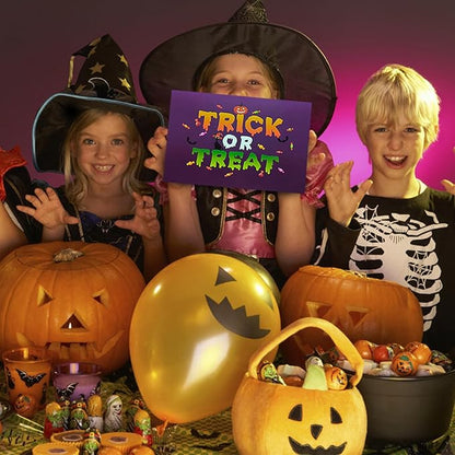 Halloween card，with light and music, 3D pop-up for blowing stove, music playing 'happy halloween' - Blessings, for Kids, Friend, Halloween cardirlfriend, Husband, Him, Women impresses (Purple)