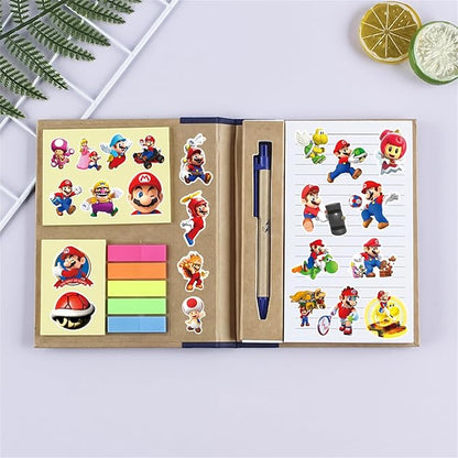 100pcs Cartoon Super Mario BROS. Stickers for Kids, Vinyl Waterproof Mario Decal for Water Bottle Laptop Toy Sticker for DIY Decorate Bumper Phone Hard Hat Kids Teens Gifts (Mar100)