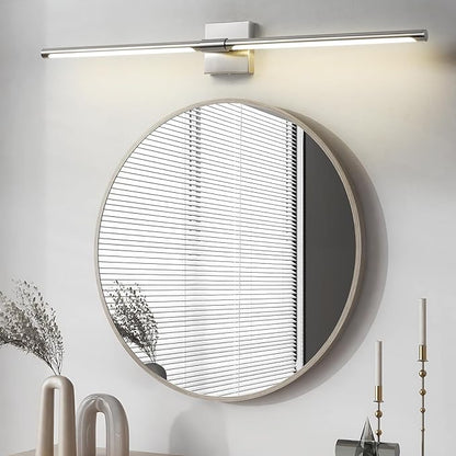 Sand Nickel 40 inch Vanity Light for Bathroom Over Mirror LED Vanity Lights Fixtures 4000K Morden Bathroom Sconce Picture Lights for Paintings (Horizontal & Vertical)