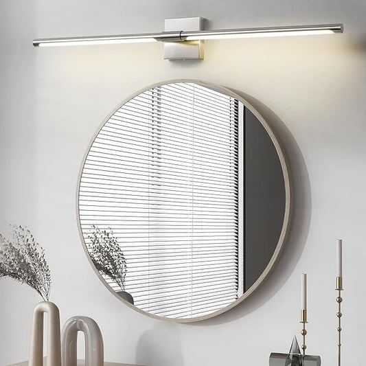Sand Nickel 40 inch Vanity Light for Bathroom Over Mirror LED Vanity Lights Fixtures 4000K Morden Bathroom Sconce Picture Lights for Paintings (Horizontal & Vertical)
