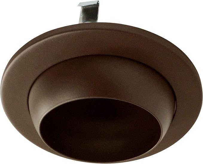 NICOR Lighting 4 inch Oil-Rubbed Bronze Adjustable Eyeball Trim, for 4 inch Housings (19506OB-OB)