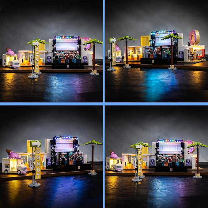 VONADO LED Light Kit - DIY Lego BTS Lights - Creative Decor Compatible with BTS Lego