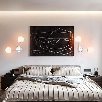 BYOLIIMA Modern Chrome Wall Sconce, 7.5" W x 20" H, G9 Base, Fully Dimmable, Ideal for Bathroom, Kitchen, Living Room, Office