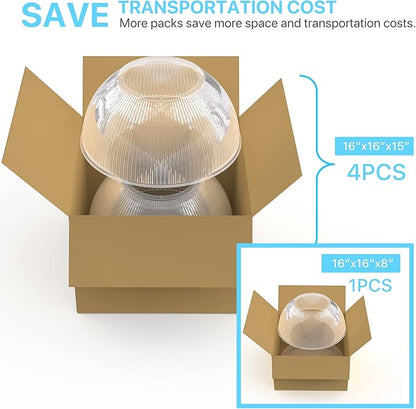 HYPERLITE 60 Degree PC Reflector ONLY for Hero Series LED High Bay Light 1-Pack (Milky Reflector with Cover)