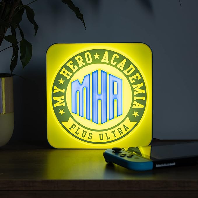 NUMSKULL My Hero Academia Lamp Wall Light - Ambient Lighting Gaming Accessory for Bedroom, Home, Study, Office, Work - Official My Hero Academia Merchandise