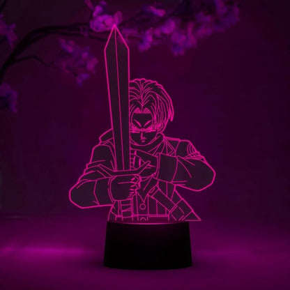 Otaku Lamps Trunks Dragon Ball Super – Anime Lamp Figure Night Light, 16 Color RGB LED – Remote, 3D Anime Room Décor Gift for Otaku