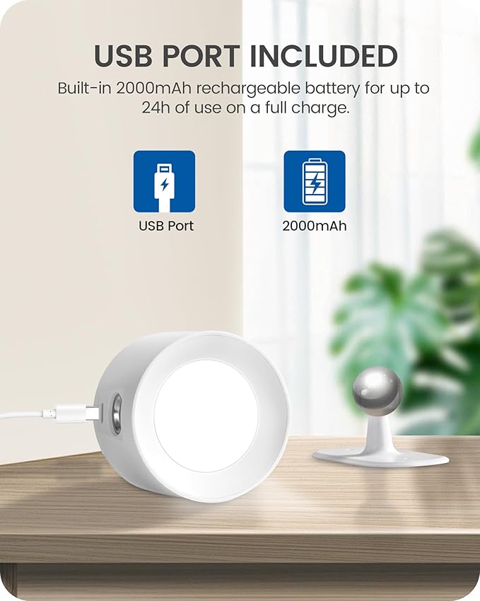 Battery Operated Wall Sconces 4 Pack, Rechargeable Wall Sconce with Remote Control, 3 Color Temp & 3 RGB & Dimmable, Cordless Wall Mount Llight for Hallway, Bedroom, White W02YBP406