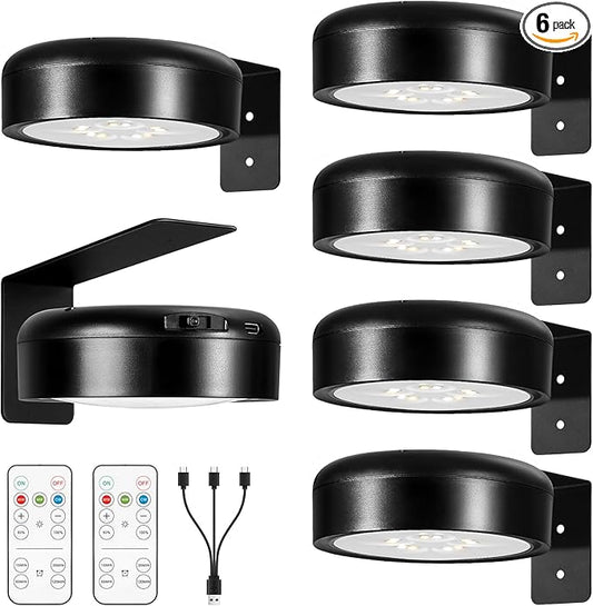Arixinks Wireless Picture Light Rechargeable for Painting Art Dispaly with Remote Control, Wall Light Painting Lighting with 3 Lighting Colors Brightness Dimmable Timer Off for Portrait Frame