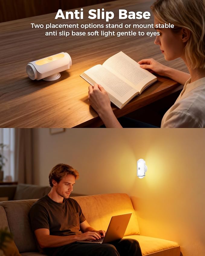 4 Pack Motion Sensor Wall Light, Magnetic Wireless RGB Dimmable Wall Lamps, Rechargeable Wireless Hallway Lights, Battery Operated Lighting for Stairs, Bedroom, Bathroom, Bar Decor