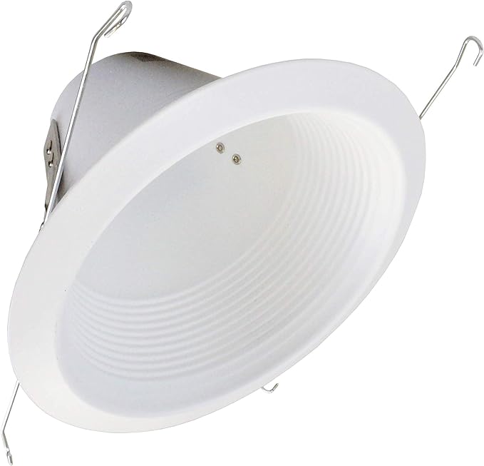 NICOR Lighting 15512WH Recessed Trims, White, 5 Inches