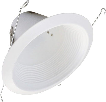 NICOR Lighting 15512WH Recessed Trims, White, 5 Inches