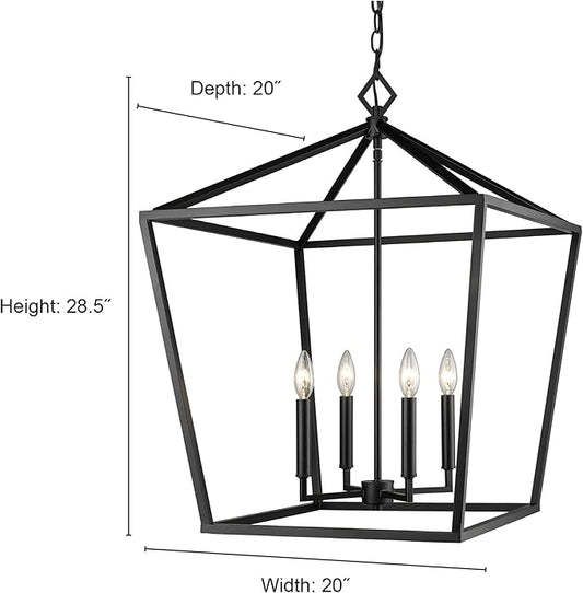 Millennium Lighting 3254-RBZ 4-Light Pendant