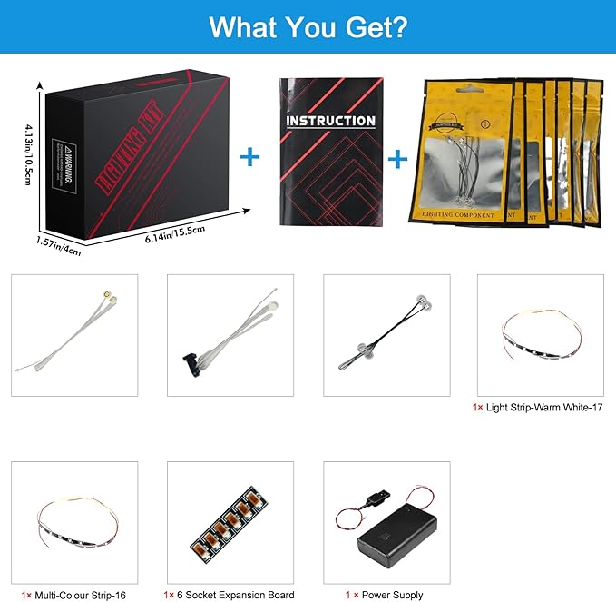 VONADO LED Light Kit - DIY Lego BTS Lights - Creative Decor Compatible with BTS Lego