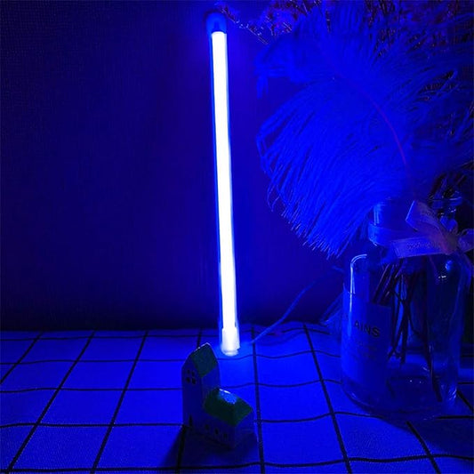 26 Alphabet Letter Lights Blue Letters Neon Lights Battery/USB Operated LED Light Sign Alphabet Plastic Marquee Wall Night Lamps Lighting up Words for Festival Christmas Birthday Wedding Party (I)