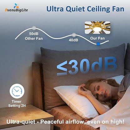 Large Ceiling Fans with Lights: Modern 72 Inch 8 Blade Outdoor Ceiling Fan with Remote APP Control - Dimmable Black Gold Big Fan light Indoor Reversible 6 Speed Quiet DC Motor