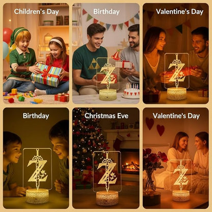 3D Night Light, 16 Color Changing Cartoon USB Desk Lamp, Crest of Hyrule Illusion Lighting with Remote Control for Home Decor Gift for Kids. (1)