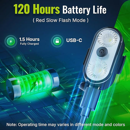 Wireless LED Lights for Car 4PCS with Base, Button and Remote Control Interior Ambient Strobe Light, USB-C 120H 8 Colors IP65 Waterproof Rechargeable Underglow Light for Cars, Trucks, Motorcycle