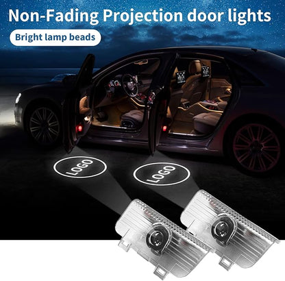 Non-Fading Car Door LED Logo Projector Welcome Lamp Door Light Puddle Lights Kit Compatible with Accessories Accord 2013-2022 (Red Classic, New Accord/Spirior/Odyssey/Elysion/CR-Z)