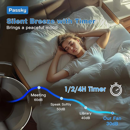 Passky Ceiling Fans with Lights, 52 inch Flush Mount Ceiling fan with Remote Control, Low Profile Ceiling Fan for Bedroom, Farmhouse, Reversible, 3CCT, Dimmable, Noiseless DC Motor, Brown