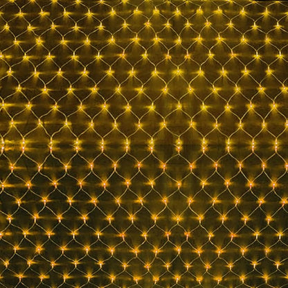 Warm White Net Lights, 360 LED Christmas Lights Outdoor, 21ft x 5ft Large Net Mesh String Lights, 8 Modes Twinkle Light Connectable Plug in for Bushes Christmas Hedge Yard Garden Party Decor