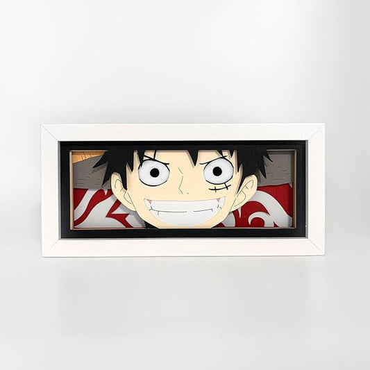 Luffy Light Box - One Piece – Anime Lamp Figure Night Light – 3D Anime Room Décor Gift for Otaku