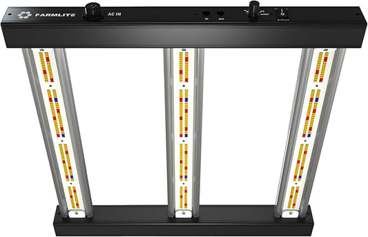 Grow Light FARMLITE Grow Lights for Indoor Plants Full Spectrum LED Growing Light Plant Hanging Growing Bar Lamps Seedling Daisy Chain Dimmable Board 2x2ft Coverage (120, Watts)