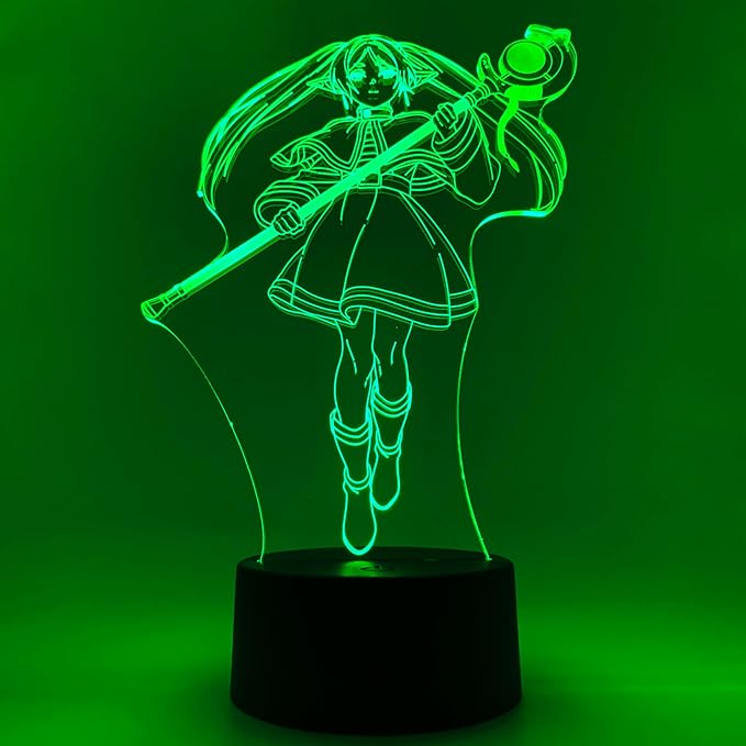 Otaku Lamps Frieren Frieren – Anime Night Light, 16 Color RGB LED – Gift for Otaku