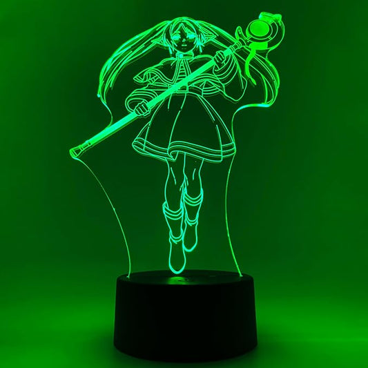 Otaku Lamps Frieren Frieren – Anime Night Light, 16 Color RGB LED – Gift for Otaku
