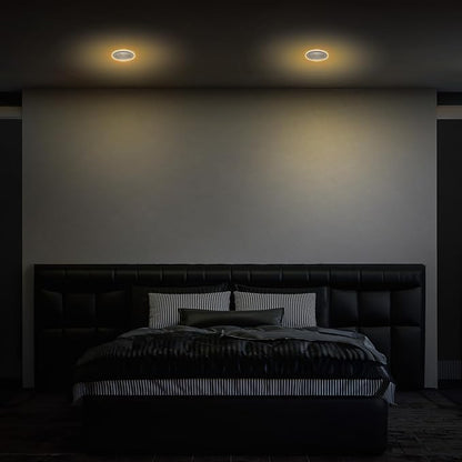 Feit Electric 4" LED Canless Recessed Downlight with Night Light Mode and Integrated J-Box, 75W EQ, Dimmable, 5CCT Selectable White, 90 CRI, 850 Lumens, 45-Year Lifetime, LEDR4XT/HO/NL5CCTCA4, 4 Pack