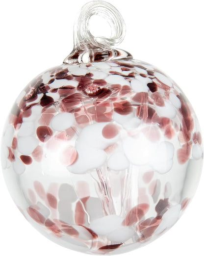 Dale Tiffany Hand Blown Glass, 3" Diameter Enchanted, Tree of Life Collection, Witch Globe Hanging Garden Indoor/Outdoor Decorative Ornament Gazing Ball