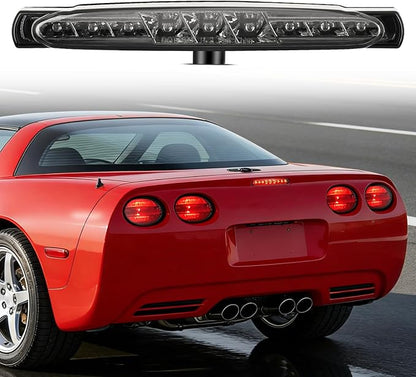 Nilight Third Brake Light Tail High Mount 3rd Stop Lights Smoked Lens Compatible with Chevy Corvette C5 1997 1998 1999 2000 2001 2002 2003 2004 Car Rear Center Cab Lamp