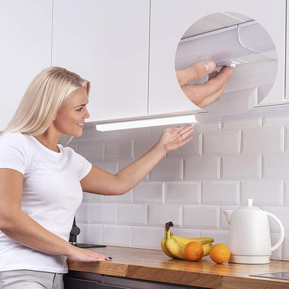 Hardwired LED Under Cabinet Task Lighting - 14 Watt, 21", Dimmable, 3000K (Warm White), Wide Body, Long Lasting Metal Base with Frost Lens