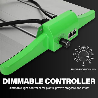 RDJ Bouns 240W Led Grow Light with UV IR, Adjustable Panel Angle, 0-100 Dimmable, Daisy Chain, High PPFD Full Spectrum 2x4 Grow Lights Coverage for 4x2 or 4x4 Tents for Indoor Plants