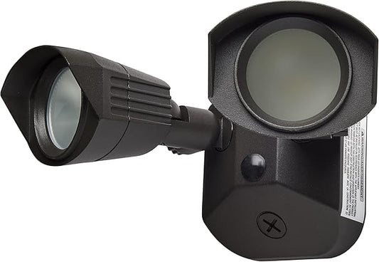 Nuvo 65/212 LED Dual-Head Security Light, 3000K, Bronze