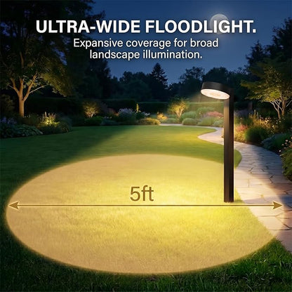 Upgraded Solar Pathway Lights Outdoor Waterproof - 8 Pack 3 Color Temperature Solar Garden Lights (Warm /Neutral/Cool White), Enhanced Brightness LED Landscape Lighting for Yard, Lawn, Walkway