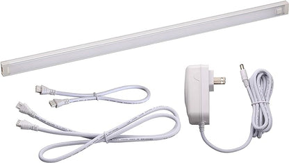 PureOptics LED Dimmable Linkable LED Shop Light with Motion Sensor and Magnetic Option, 10.5W, 780 Lumens, 18", Warm (LEDUC18-1WK)