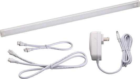 PureOptics LED Dimmable Linkable LED Shop Light with Motion Sensor and Magnetic Option, 10.5W, 780 Lumens, 18", Warm (LEDUC18-1WK)