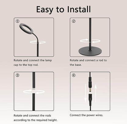 Grow Light for Indoor Plants, Full Spectrum LED Tall Plant Lights with Timer, 3 Color Modes Standing Floor Growing Lamp, 68" Height Adjustable, 10 Dimmable Levels for Large Plants