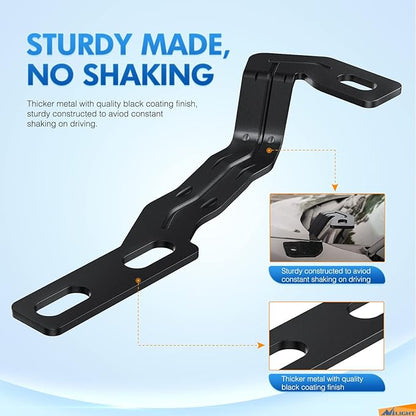 Nilight Ditch Light Brackets Auxiliary Offroad Work LED Pod A-Pillar Hood Mounts for 3rd Gen Tacoma 2016 2017 2018 2019 2020 2021