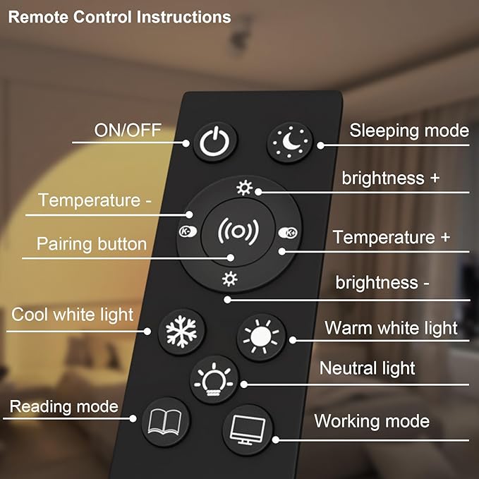 3 Light Floor Lamp for Bedroom, Dimmable 3 Rotatable LED Lights, 5 Color Temps (2700K-6500K), Works with Smart Plugs, 63" Modern Standing Lamp for Living Room, Office – Bronze