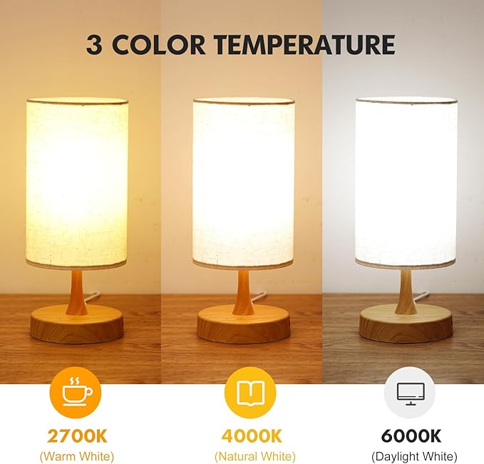 Caromolly Light Therapy Lamp, Sunlight Lamp 10000 Lux with Remote Control, 3 Color Temperature & 4 Brightness Level & Timer, Daylight Lamp for Home, Office, Decoration