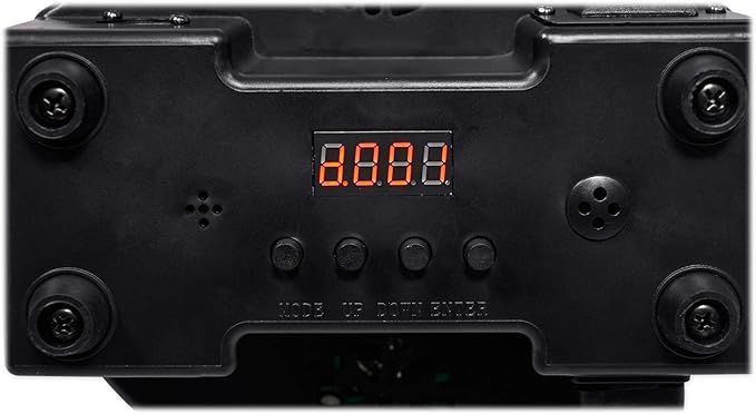 Rockville RockPAR50 24W LED RGB Par Can Wash Light with DMX, Sound-Activated Mode, Power Daisy-Chain, Dual Bracket for DJs and Club Lighting