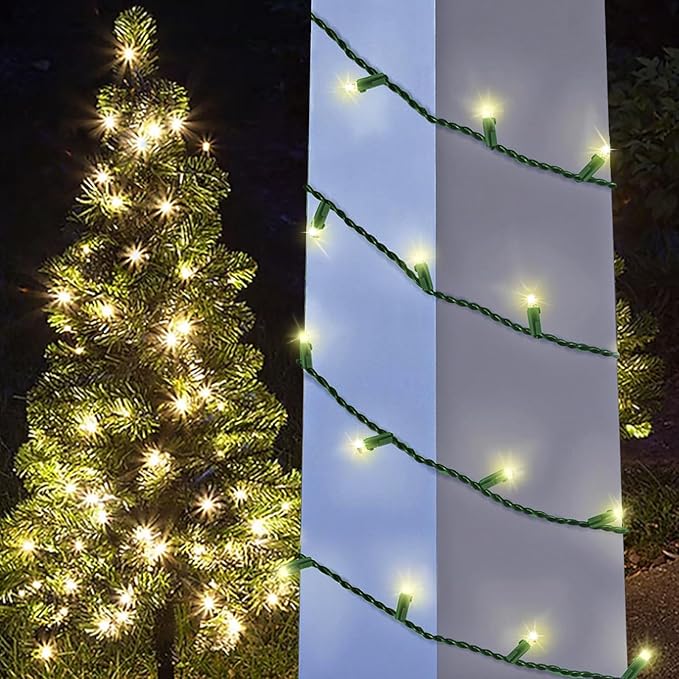 Boltigen Soft Twinkle Lights, 50 LED Slow Twinkling, 5mm Wide Angle Christmas Lights, UL Certified 14.5Ft Extendable for Home Garden Indoor Outdoor Use Party Wedding Day Decoration