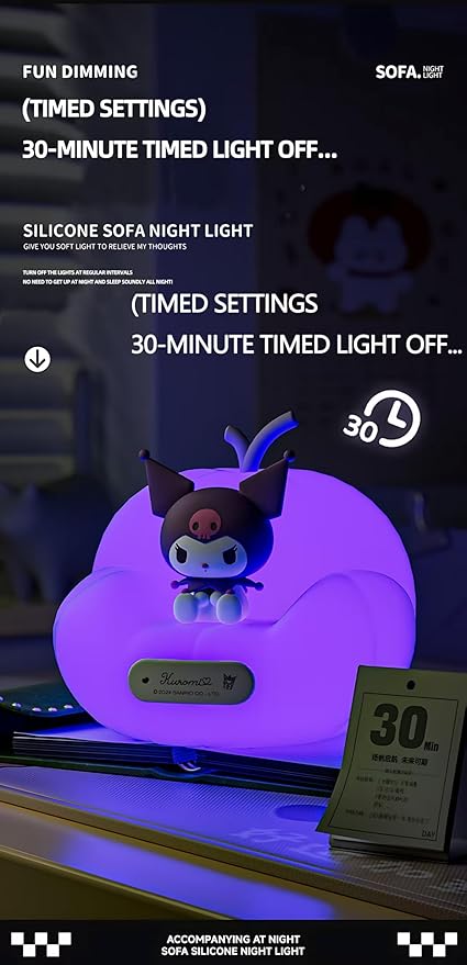 Cute Kitty Night Light, Cartoon dimmable sili Cone Children's Night Light, Long Battery Life, Rechargeable Kitty Light, Toddler Night Light, Gift for Boys and Girls(Light Pink KT)