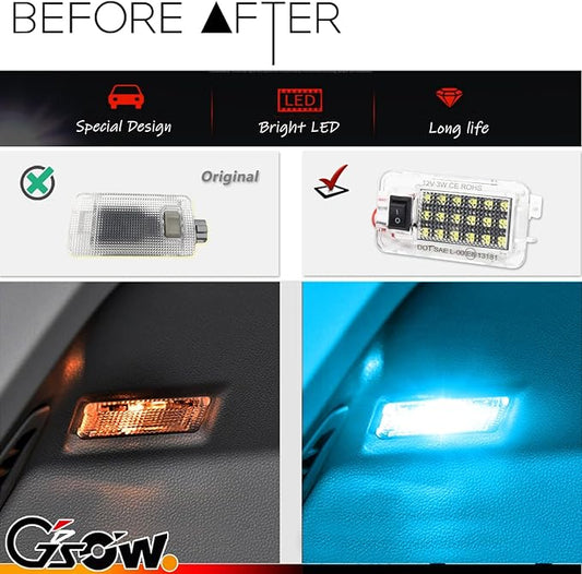 Led Luggage Compartment Light for Toyo-ta RAV4 2022 2023 2024 2025, Cargo Lamps Decorative Atmosphere Lamp, Rav4 accessories Trunk Ceiling Lighting, 1 PC, Ice Blue